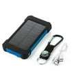 thumbnail image 3 of 20000mAh Solar Power Charger Outdoor Waterproof Dual USB Portable Battery Charger with LED Light for Phone, Pad, Android, Camera Blue, 3 of 3