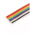 thumbnail image 2 of Unique Bargains 6M 10 Way 10 Pin Rainbow Color Flat Ribbon Cable IDC Wire 1.27mm DIY, 2 of 2