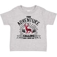 thumbnail image 3 of Inktastic The Adventure is Calling and I must Go with Plaid Deer Boys or Girls Toddler T-Shirt, 3 of 5