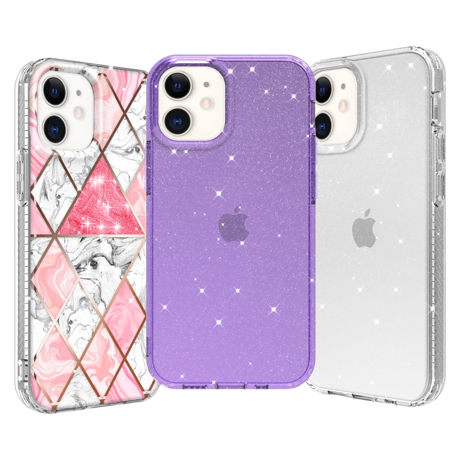 Clear With Silver Glitter Phone Case For Iphone 12 Iphone 12 Pro Walmart Com Clear With Silver Glitter Phone Case For Iphone 12 Iphone 12 Pro Walmart Com