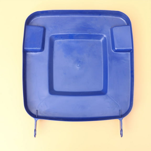 FELTECHELECTR Trash Can Lid 1Pack Square Blue for Large Cans
