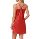 thumbnail image 3 of INSPIRAR CHIC Vestidos de Noche de Satén para Mujeres, Chemise, Vestido Deslizante, Vestido de Noche de Seda XL Rojo, 3 of 6