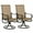 Brown, variant on Outsunny Patio Swivel Chairs w/ Mesh Fabric Seat Rocking Chairs, Brown