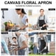 thumbnail image 5 of Delantal de lona impermeable de verano para cocina en casa, delantal de cocina con bolsillo para mujer, delantal de cocina para mujer, 5 of 5
