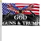 thumbnail image 2 of Trump God Guns 90x150cm Al Aire Libre A La Decoloración para Del, 2 of 5