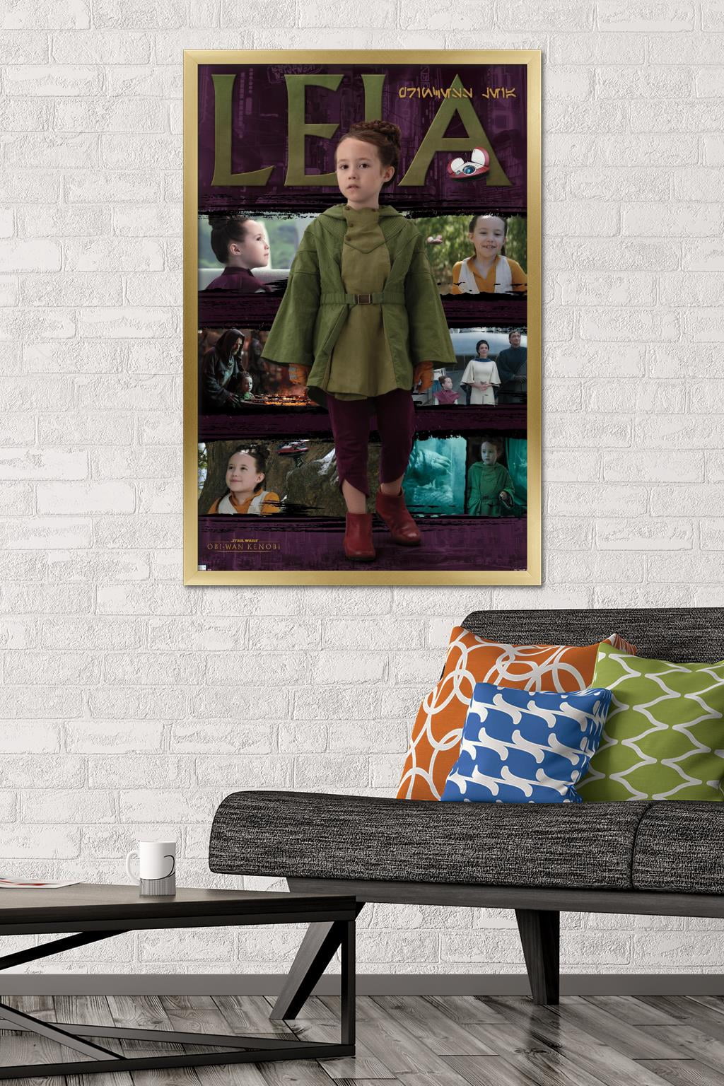 Star Wars: Obi-Wan Kenobi - Princess Leia Wall Poster, 22.375" x 34" Framed
