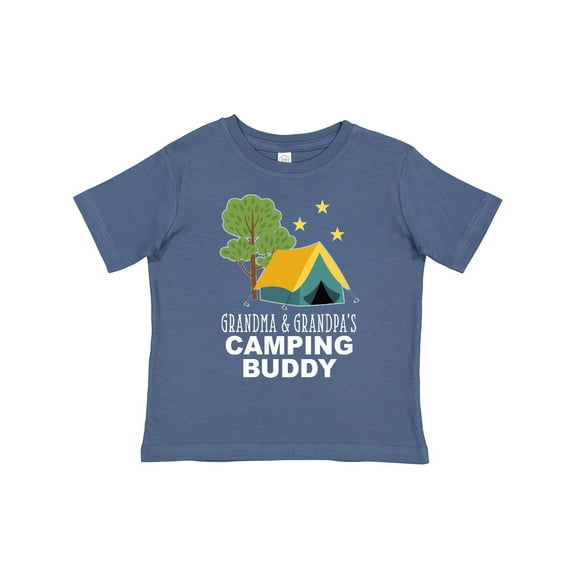 Inktastic Grandma and Grandpa Camping Buddy Boys or Girls Toddler T-Shirt