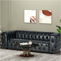 JERFIT Modern Convertible Sleeper Sofa Bed with USB Charger, Recliner Chair, Cup Holders & Storage Pocket, Oversized Chaise Lounge, Soft Corduroy Fabric, Black