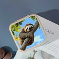 thumbnail image 4 of Autua Sloth Theme Travel Jewelry Box for Necklace, Ring, Earring Organization Pink, 4 of 5