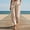 Beige, variant on Juslio Womens Pants High Waist Loose with Pockets Casual Comfortable Wide-Leg Pants