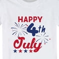 thumbnail image 3 of Otqutp Child Long Blouse Independence Day Letter Cartoon Print Boys and Girls Tops Short Sleeved T Shirts for Boys and Girls Soft Breathable Blouse, 3 of 3