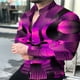 thumbnail image 1 of Camisas para hombre con estampado gráfico HD creativo dorado y morado de manga larga, suave y cómoda, impresionante impresión digital 3D, tallas s-6XL, 1 of 6