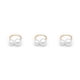 thumbnail image 1 of Anillo de Aleación Ajustable Sonducket Oro Estructura Simple Multipropósito Exquisito, 1 of 6