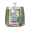 thumbnail image 7 of Yayeee Ashtray with Lid for Cigarette Smokeless Stainless Steel Home Ash Holder, Ocean Boat, 7 of 7