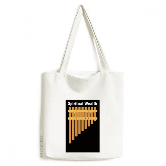 Drama Human Spiritual Wealth Tote Canvas Bag Shopping Satchel Casual Handbag