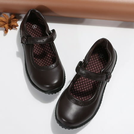 

Girls Mary Jane Flat Shoes School Uniform Shoes Casual Dress Shoes For Kids Children Spring And Summer