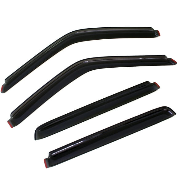 KT Parts 4PCS Sun Rain Vent Window Visors Deflector 194095