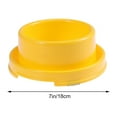 thumbnail image 3 of Circle Pet Food Bowls Anti-ant Dog Feeding Dishs For Puppy and Cat (Yellow), 3 of 10