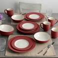 thumbnail image 4 of Noritake Colorwave Raspberry 16-Piece Rim Dinnerware Set, Service for 4, 4 of 7