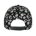 thumbnail image 6 of Daiia Daisies Flowers print Baseball Cap Men Women Golf Dad Hat Adjustable Original Classic Low Profile Hat Unconstructed Plain Cap, 6 of 9