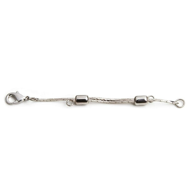 E'arrs Necklace Extender Silver Adjustable Extender 2 to 3 inches