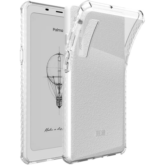 TUDIA SKN Onyx Boox Palma 2 Case Back Cover Reinforced Corners Anti-Yellowing - Clear