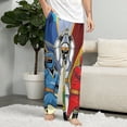 thumbnail image 4 of Power Rangers Pajamas Pants 3D Printing Wide Leg PJ Pant Loungewear Casual Comfy Sleepwear Lounge Pants for Men WomenXL, 4 of 9