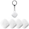 thumbnail image 1 of Localizador Nutale, rastreador Bluetooth con llavero para objetos, mascotas, carteras o mochilas y tablets, incluye 6 baterías (blanco, 4 pzas), 1 of 3