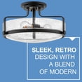 thumbnail image 5 of Hinkley Lighting - Harper - 3 Light Large Semi-Flush Mount in Transitional Style, 5 of 8