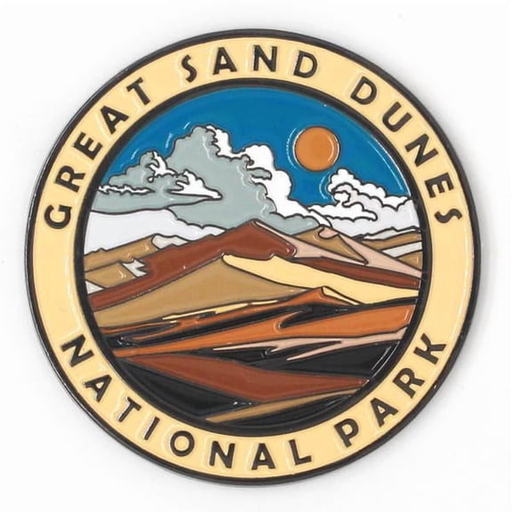 Cre8Travel Collectible Magnet Great Sand Dunes National Park Nickel Refrigerator Magnets