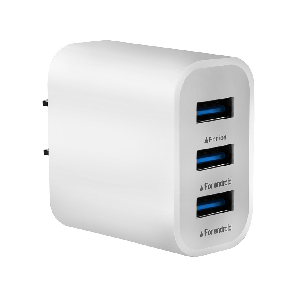 MMolecule Plug Wall MultiPort OUTPUT Power USB Adapter Charger US 3