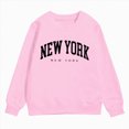 thumbnail image 4 of Girls Sweatshirt Graphic Sweatshirts for Teen Girls Crewneck Oversized Sweatshirt Kids Fashion Long Sleeve Pullover Tops Kaprioy Girls Sweatshirt, 4 of 4