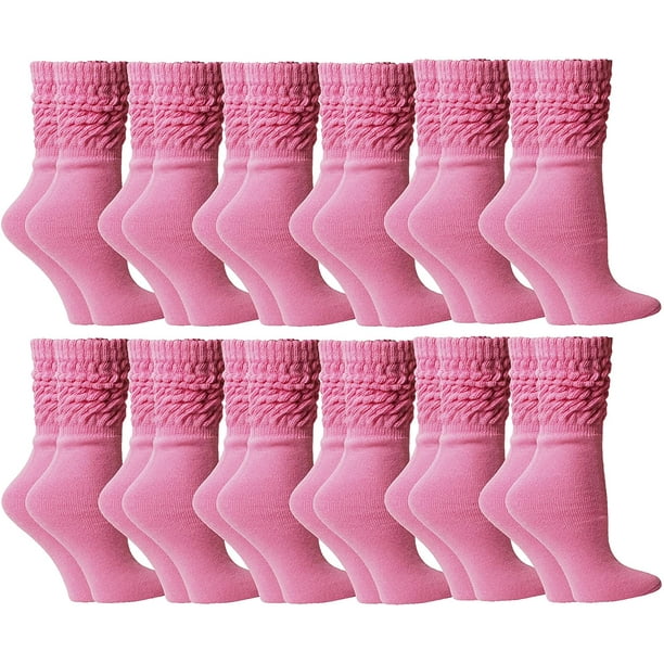 Yacht & Smith 12 Pack Yacht & Smith Womens Cotton Slouch Socks