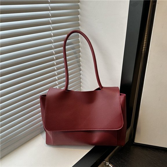 Large Capacity Shoulder Bag For Women Stylish Minimalist Tote Handbag Design Purse Spacious Work Bag