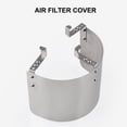 thumbnail image 3 of Cubierta De Filtro De Aire Frío De Metal Para Coche De Carreras Adecuada Para Cuello De 2,5-5 Pulgadas, De Fibra De Carbono, Plateado Macarena Tapa de entrada de aire frio, 3 of 8