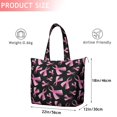 thumbnail image 4 of Pink Breast Cancer Travel Tote Bags for Women Carry On,Large Weekender Bags for Women Travel,Multi Functional Duffle Bag for Work,Shopping,Sports, 4 of 5