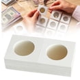 thumbnail image 2 of 50 Pcs Coin Flips, 25mm 40mm Cardboard Coin Holder, Heavy Duty Anti-Tear Cardboard for Coin Collection, Display Organizer with Film Window for Coin Collectors, Hobby and Numismatics Use,25mm, 2 of 7