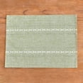 thumbnail image 6 of Wracra Cotton Linen Embroidered Placemats, 14 x 19 Inch Set of 4,Sage Green, 6 of 6