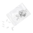 thumbnail image 2 of KLKCMS 100 Pieces Hanging Pins 1cm Hanger Hooks for Ceramic Ornaments Porcelain DIY R shaped, 2 of 9