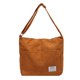 thumbnail image 1 of Bolso Hombro Pana para Mujer Bolso Mano Retro Informal Bolso Hobo Compras (marrón), 1 of 9