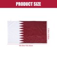 thumbnail image 2 of Bandera de Qatar Bandera de la nación de poliéster bandera de poliéster colgando bandera nacional para qatar HOMEMAXS mx13766886, 2 of 5