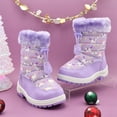 thumbnail image 6 of Nova Mountain Boys Girls Little Kids Winter Snow Boots NF-NFWB103-LilacUnicorn-6, 6 of 6