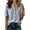 Z36 Navy, variant on Mifsaly Womens Striped Henley Shirts Short Sleeve V Neck T-Shirts Loose Fit Lightweight Casual Summer Tunics Tops Coffee,M