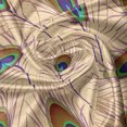 thumbnail image 5 of Ambesonne Feather Window Valance, Native Style Diagonal Fluff, 54" X 12", Pale Peach Multicolor, 5 of 5
