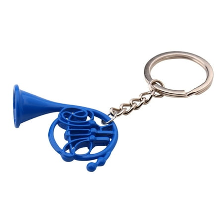 Mom Keychain - Blue French Horn Keychain How I Met Your Mother Ted Mosby Pendant Key Chain Gift