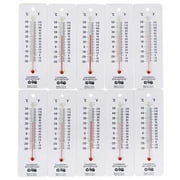 LEARNING ADVANTAGE Student Thermometers - Set of 10 - Dual-Scale - Mercury-Free - Easy To Read, Thermometers for Indoor Science and Classroom Use