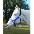 thumbnail image 1 of Liquet de Cheval Réglable avec Tête de Cheval en Cuir Bleu, 1 of 1