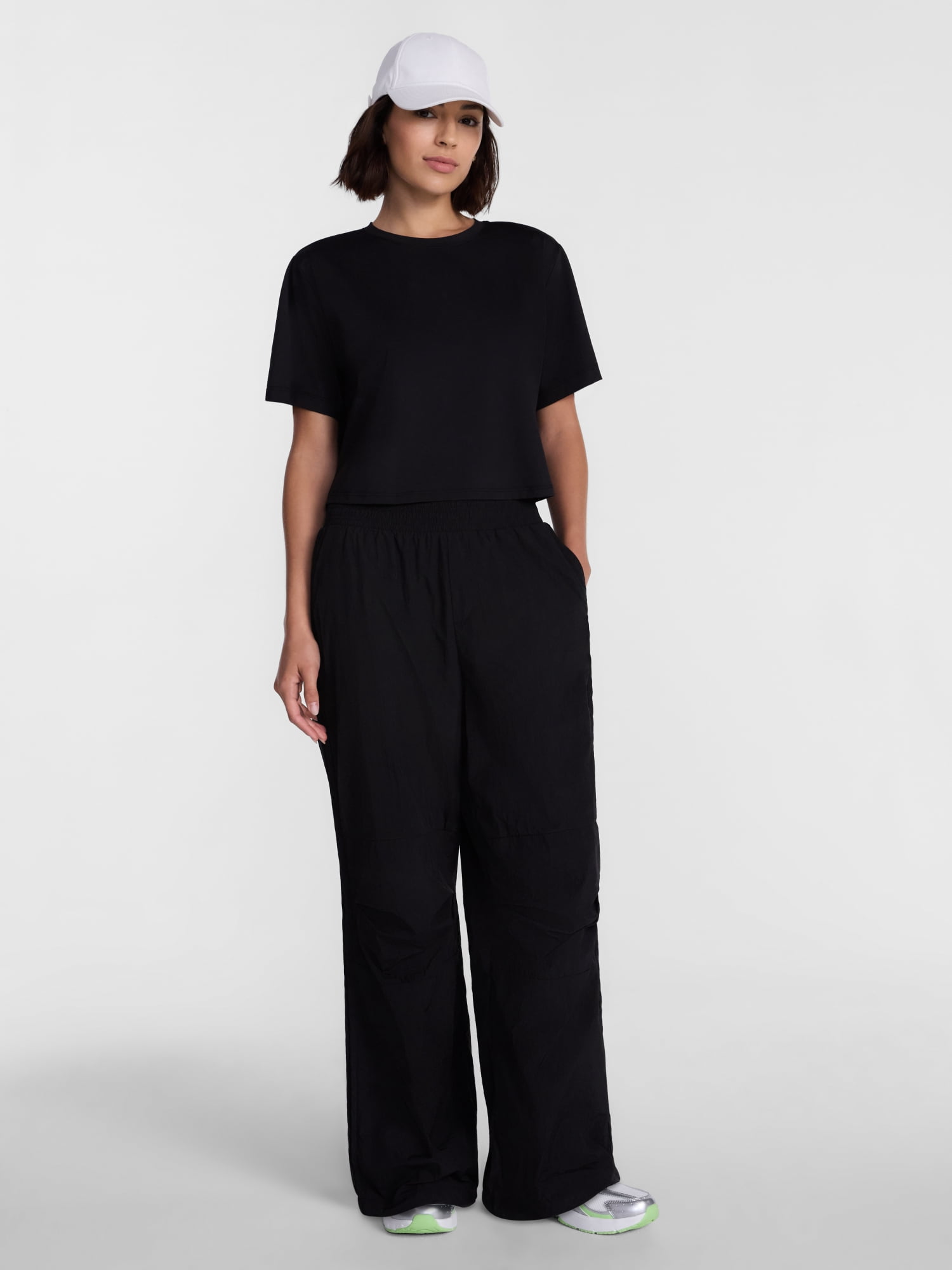 Avia Women's Cropped Boxy Tee with Short Sleeves, Sizes XS-XXXL