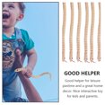 thumbnail image 4 of Jouet Serpent Réaliste Fabriqué à Partir de Matériaux Synthétiques Durables pour Enfants Beige 6 Pcs, 4 of 9