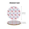 thumbnail image 5 of Xecao Red Squirrel And Blue Rabbit for MDF Cork Coaster 4 Pcs,Drink Coasters,Suit for House Warming Gifts New Home ,Coffee Table Decor-Round Shape, 5 of 7